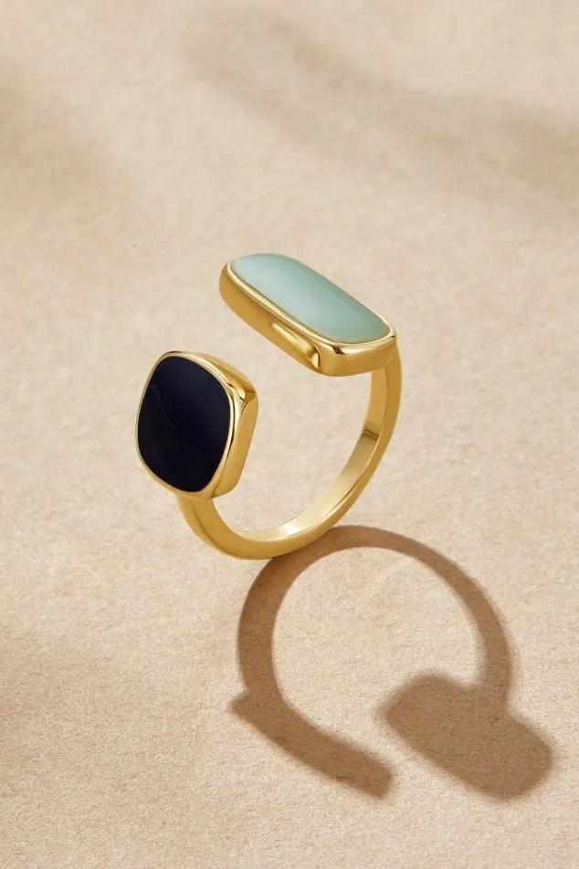 Bague Enveloppante en Aigue-Marine