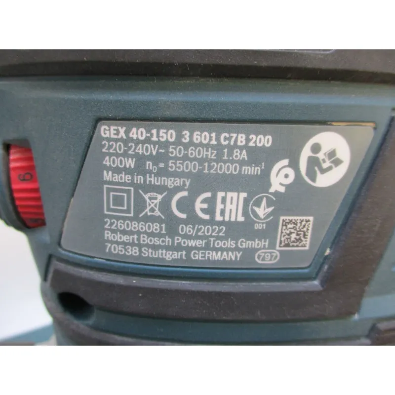 BOSCH GEX 40-150 - Ponceuse excentrique