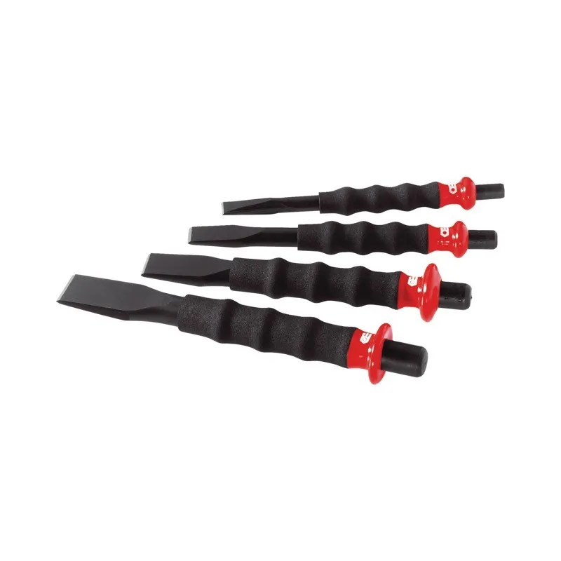 BURINS ET BEDANE SUR SUPPORT METAL JEU DE 5 PIECES
