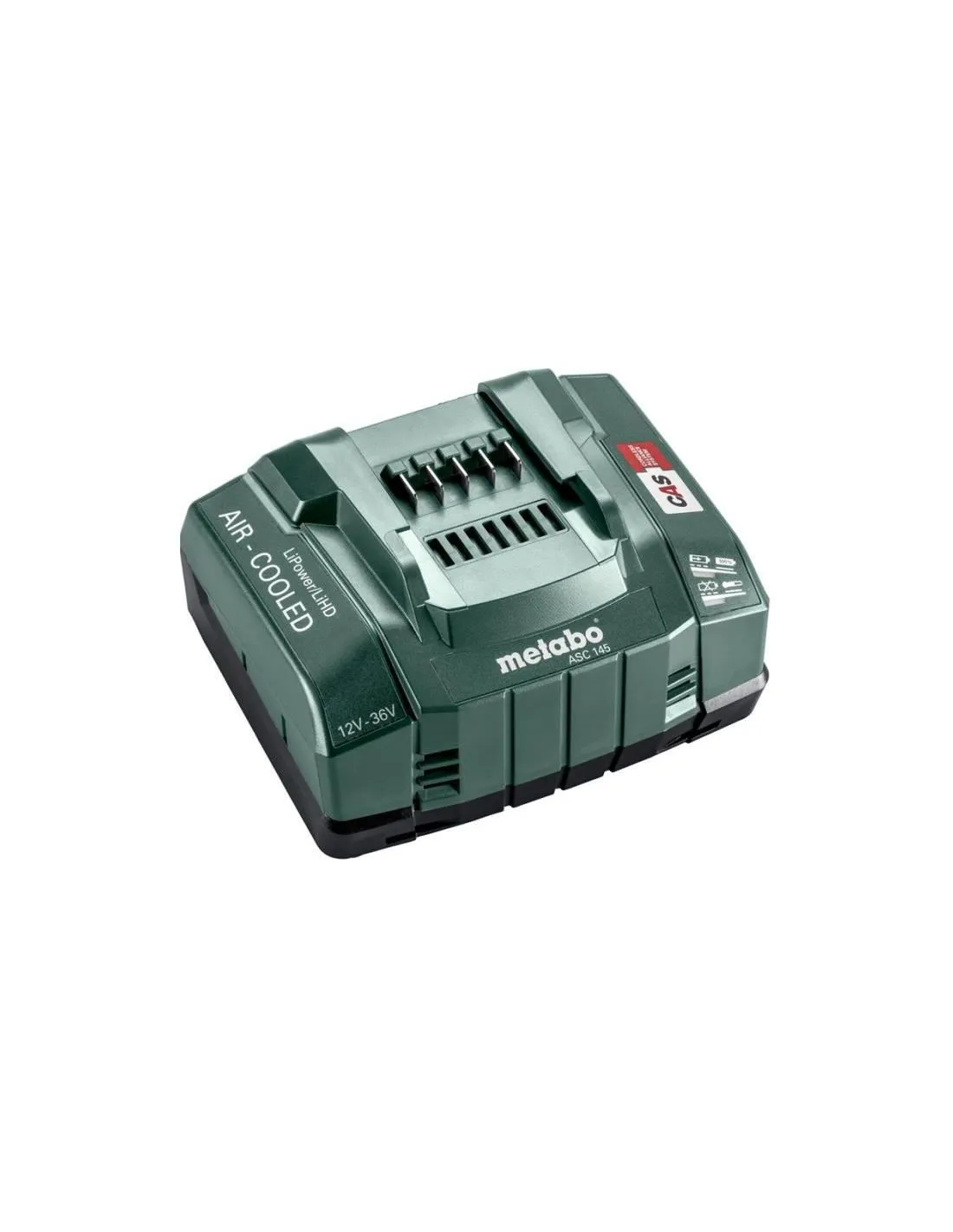 Chargeur rapide Metabo ASC 145 12-36V AIR COOLED 627378000 | Jo-Tools