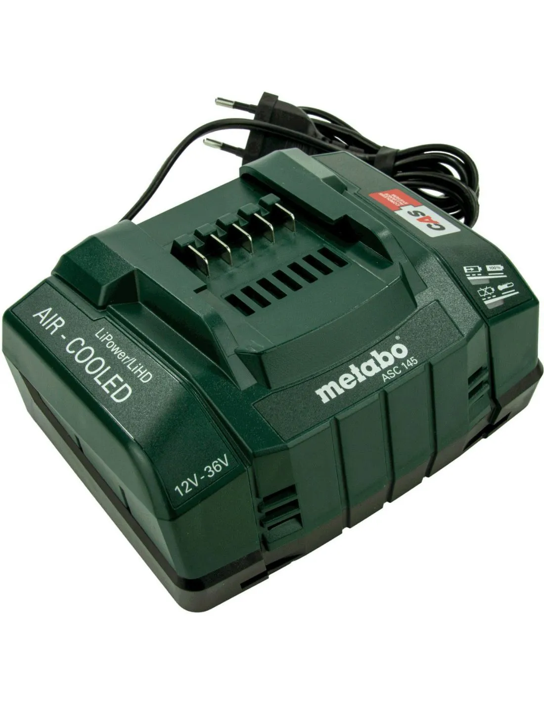Chargeur rapide Metabo ASC 145 12-36V AIR COOLED 627378000 | Jo-Tools