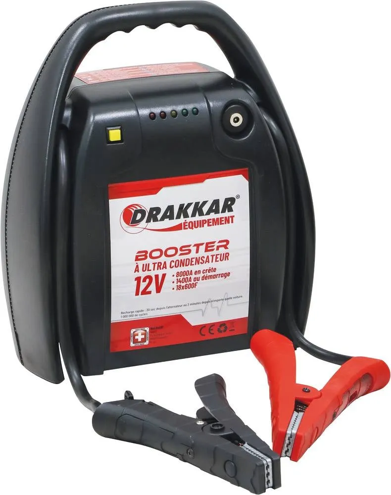 DRAKKAR EQUIPEMENT - Booster à ultra condensateur 12V 18X600F - 04591 