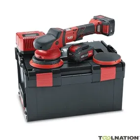 Flex-tools 418099 XFE 15 150 18.0-EC/5.0 Set Accu polisseuse excentrique 18V 5.0Ah Li-Ion en L-Boxx