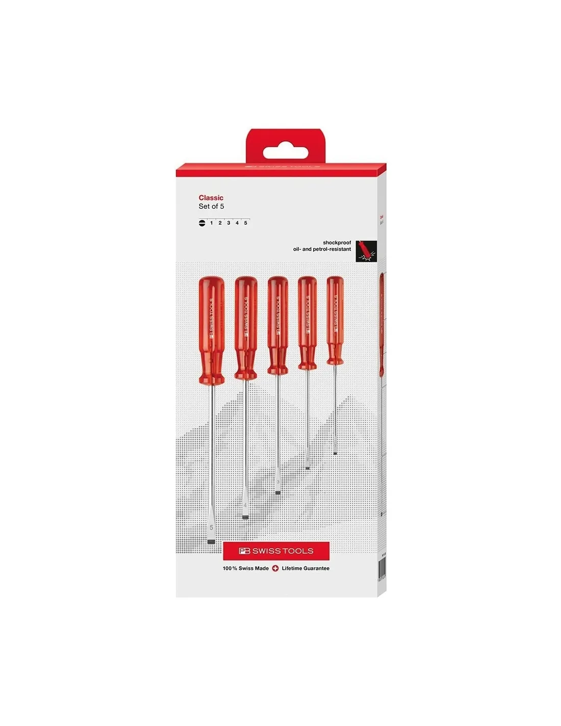 JEU DE TOURNEVIS PB 1561 CBB CLASSIC - PB SWISS TOOLS  - Tournevis