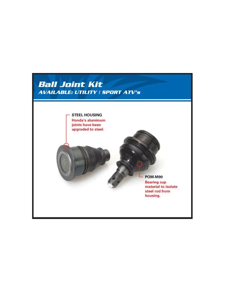 Kit reconditionnement rotule de triangle supérieur ALL BALLS