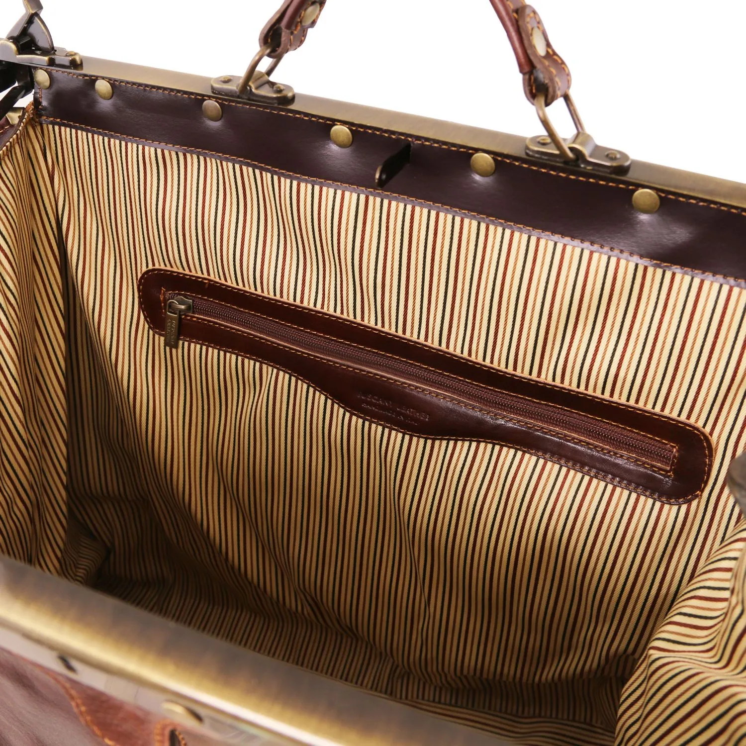 Madrid Ensemble de Voyage en Cuir Marron TL1070
