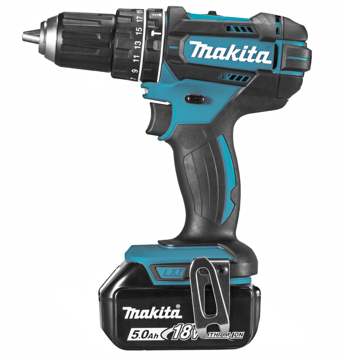 Makita DHP482RTJ - Set de Perceuse visseuse à percussion 18 V Li-Ion (2x batteries 5.0Ah) et MAKPAC