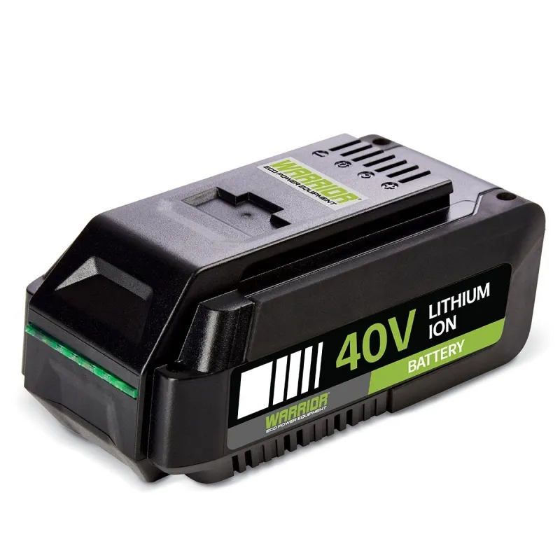 Pack 2 Batteries Lithium 40V 2.5 Ah + Chargeur 40V Indicateur de charge Compatibles Outils jardin 40V WARRIOR
