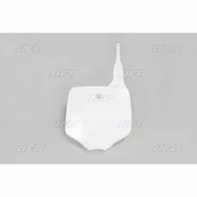 Plaque numéro frontale UFO blanc moto kawasaki