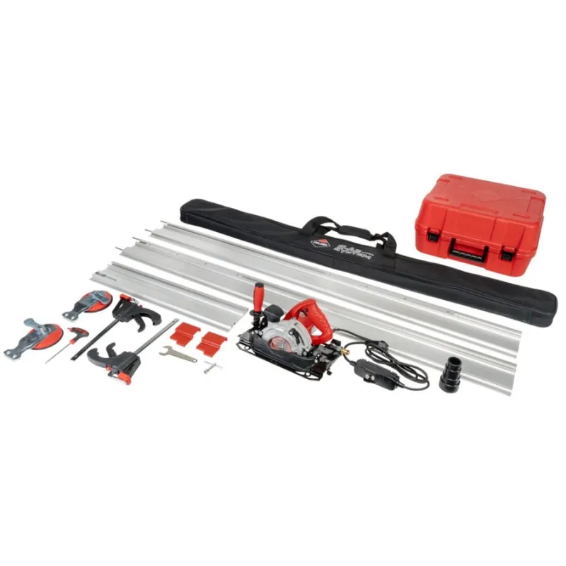 RUBI Scie circulaire à carrelage TC-125 G2 + rails 51949 - 51951