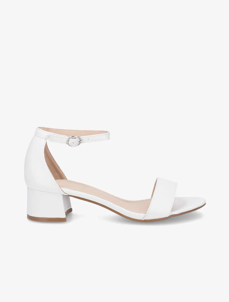 Sandales classiques à talon - Blanc