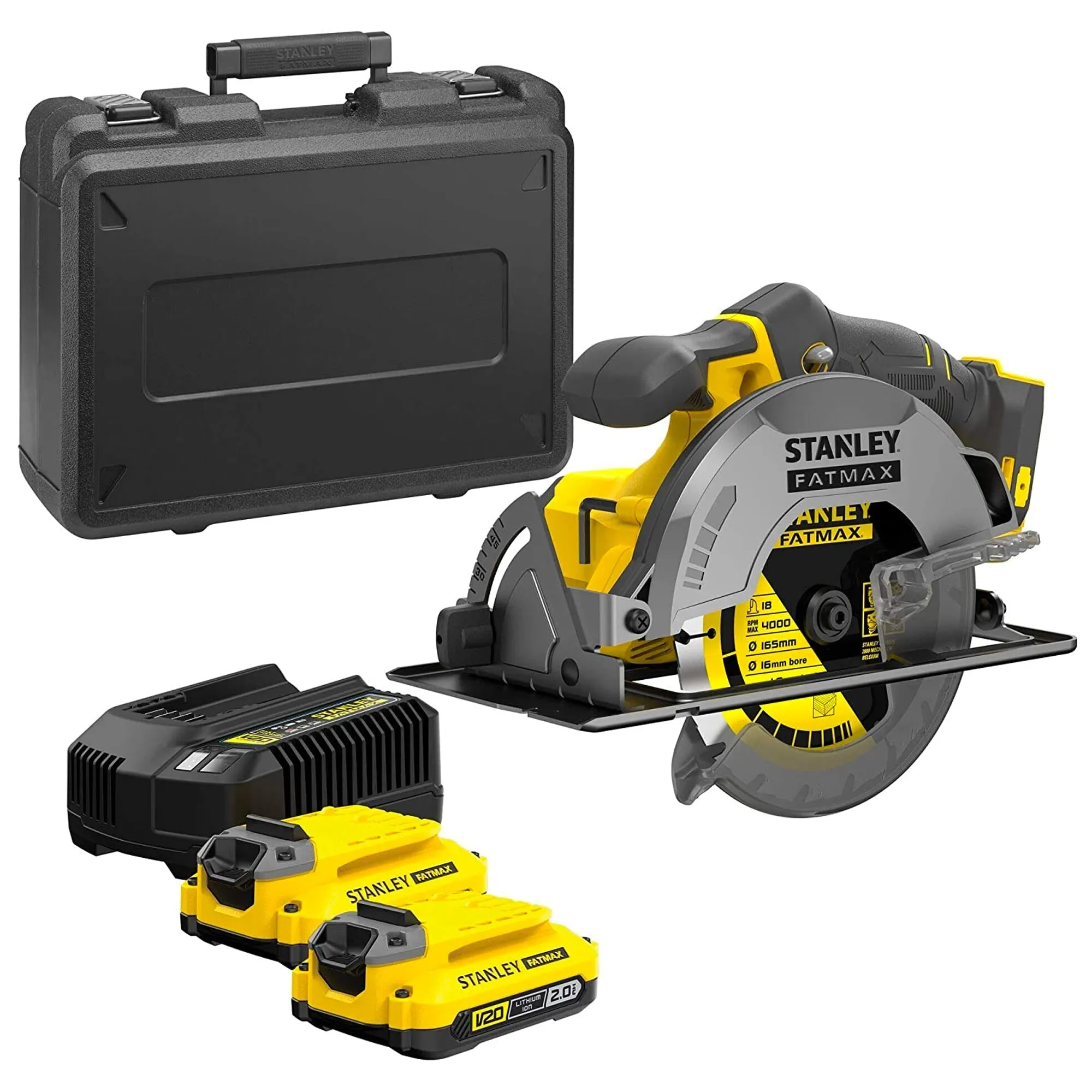 Scie circulaire Stanley SFMCS550M2K-QW 20V 4Ah