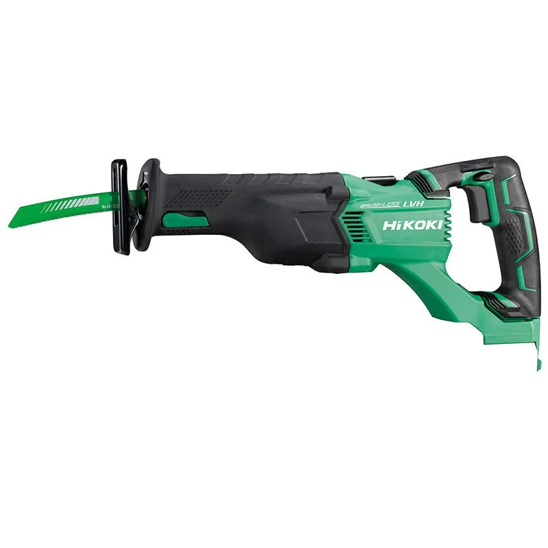 Scie sabre 120mm 18V - 5.0 Ah Li-Ion Brushless HIKOKI CR18DBLW4Z - sans batterie ni chargeur