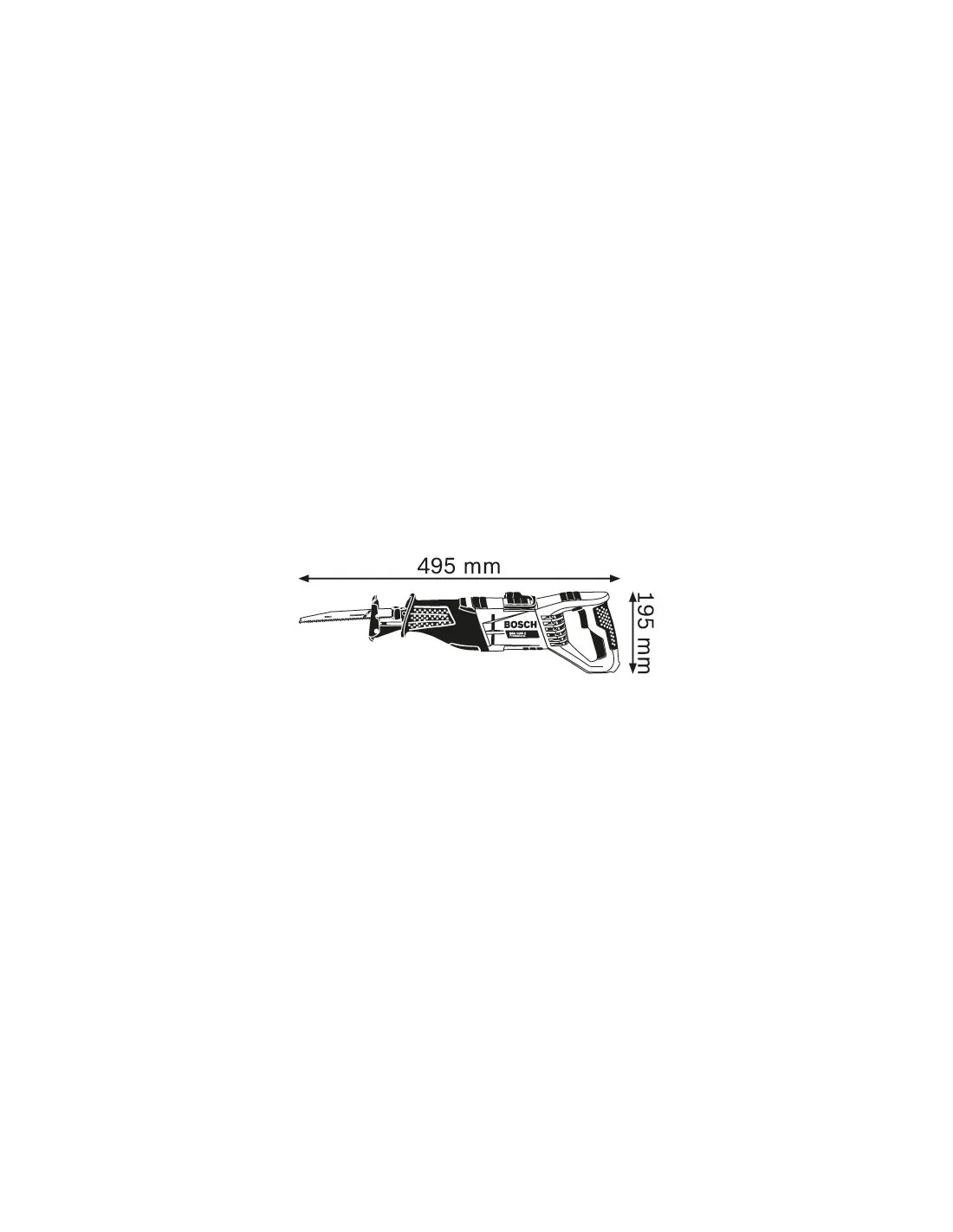 Scie sabre GSA 1100 E + set de 20 lames | 0615990EC2 - Bosch