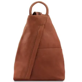 Shanghai Sac à dos en Cuir Cognac TL140963