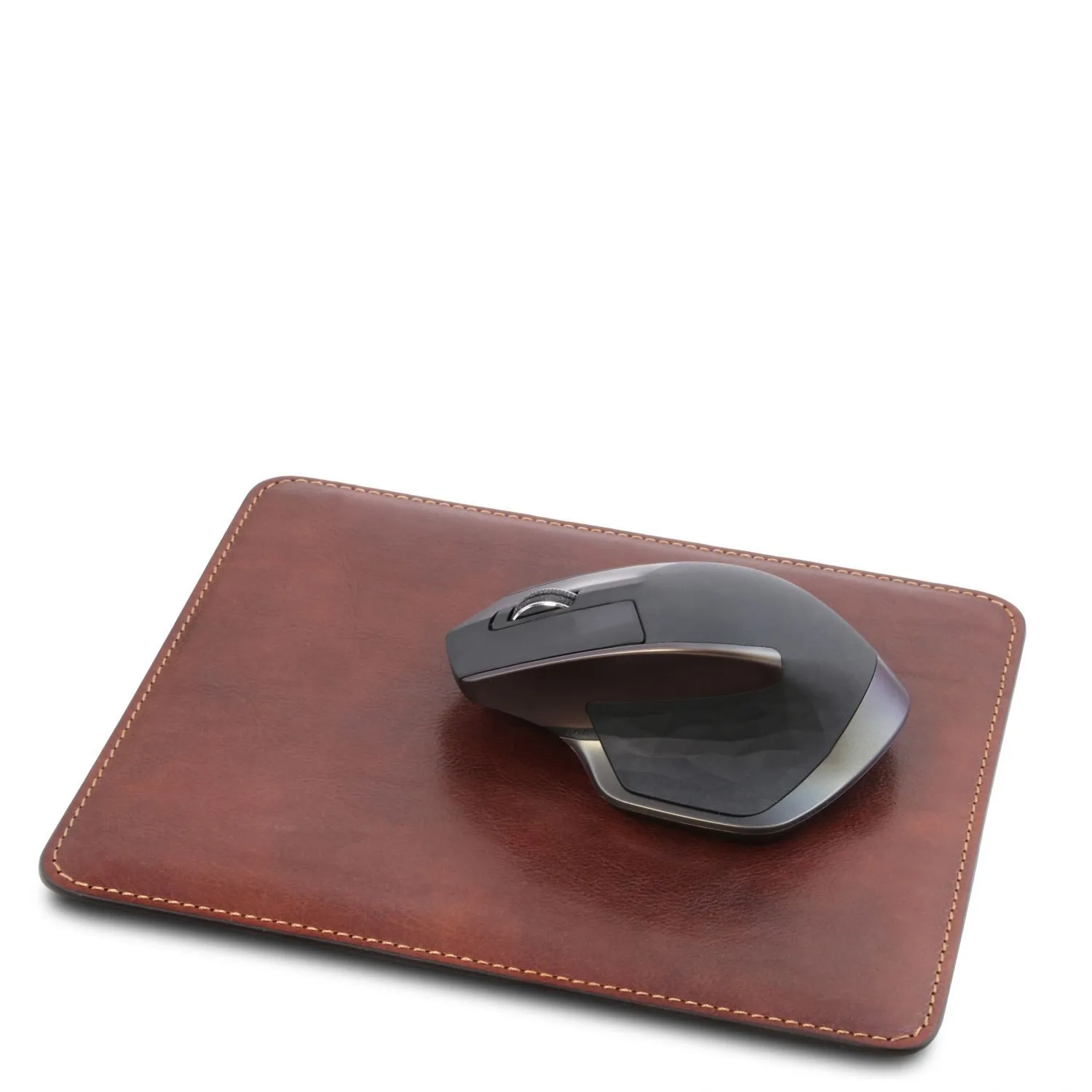 Tapis de Souris en Cuir Marron TL141891