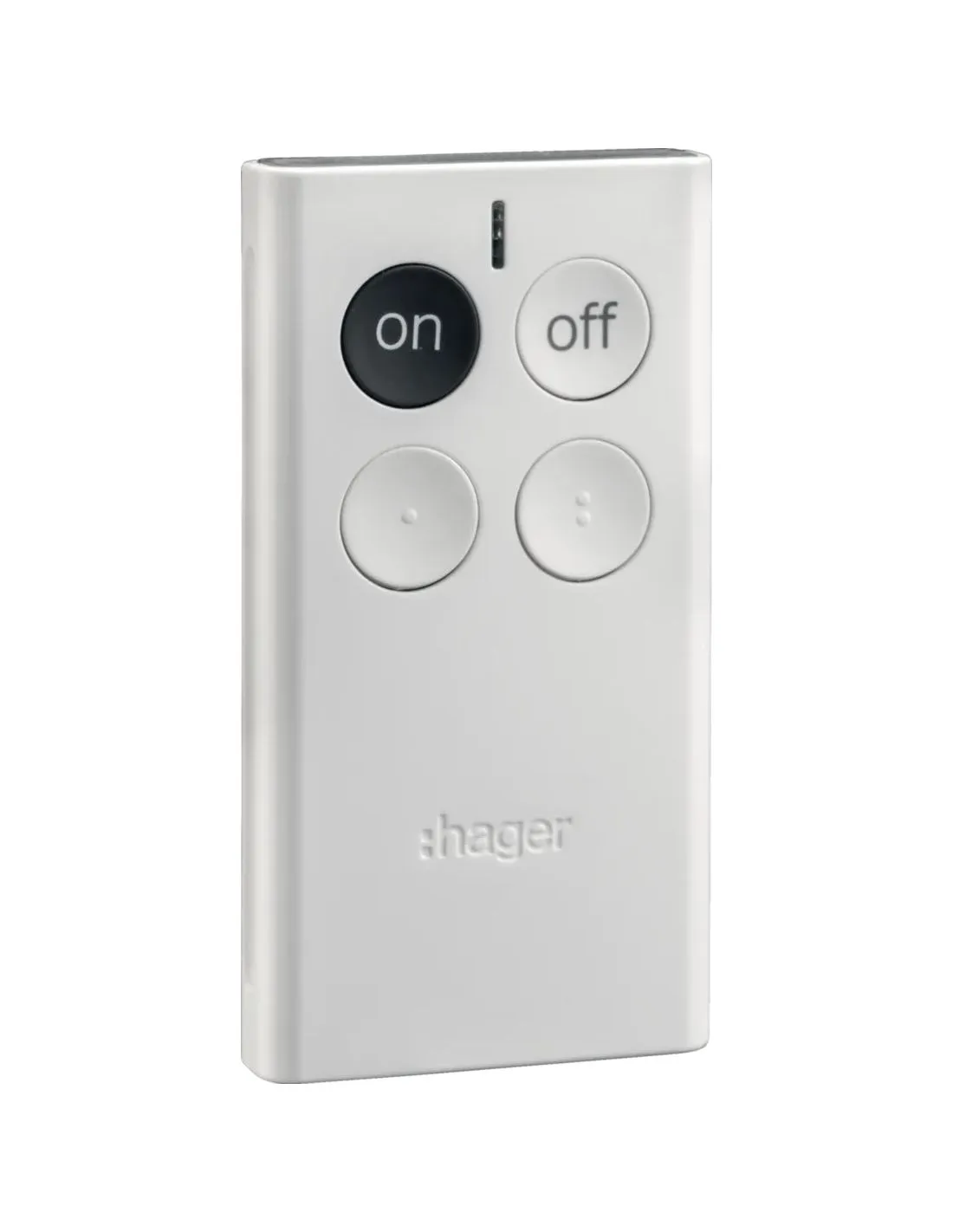 Télécommande 4 touches avec retour d’information HAGER RLF002X