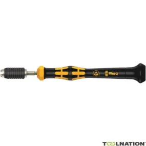 Wera 05074800010 1460 Kraftform Micro ESD Tournevis dynamométrique réglable avec réglages standard (0,02-0,11 Nm) avec support à